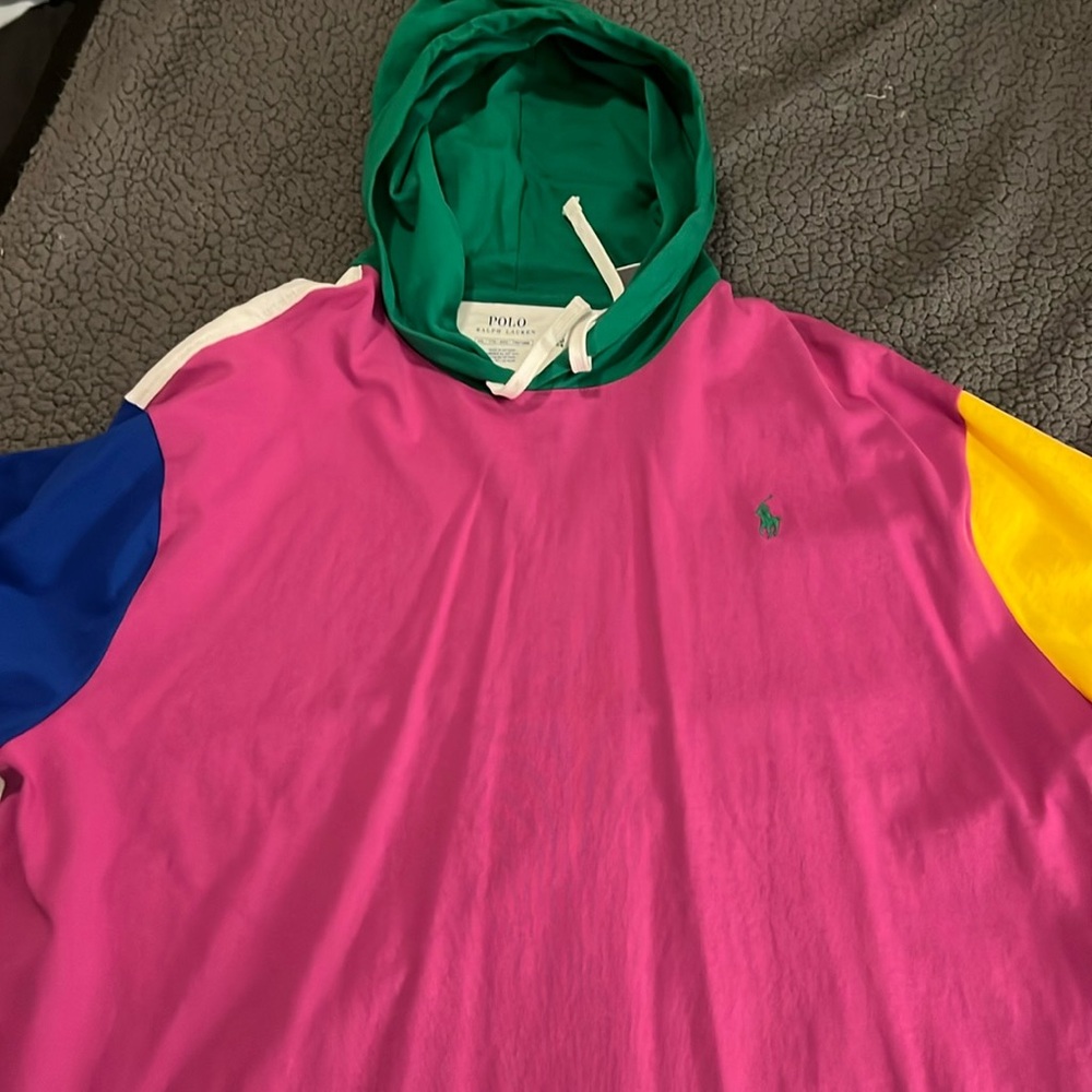 NWT men’s XXL Polo Ralph Lauren w/ hoodie.